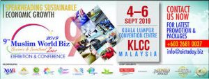 9th Muslim World BIZ, Kuala Lumpur, Malaysia, 4-6 September 2019